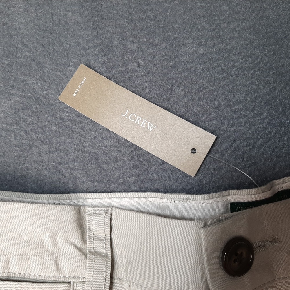 NEW J Crew Shorts Men 28 x 7 Brown Khaki Chino Portsider Short Casual CH148 - Picture 7 of 10